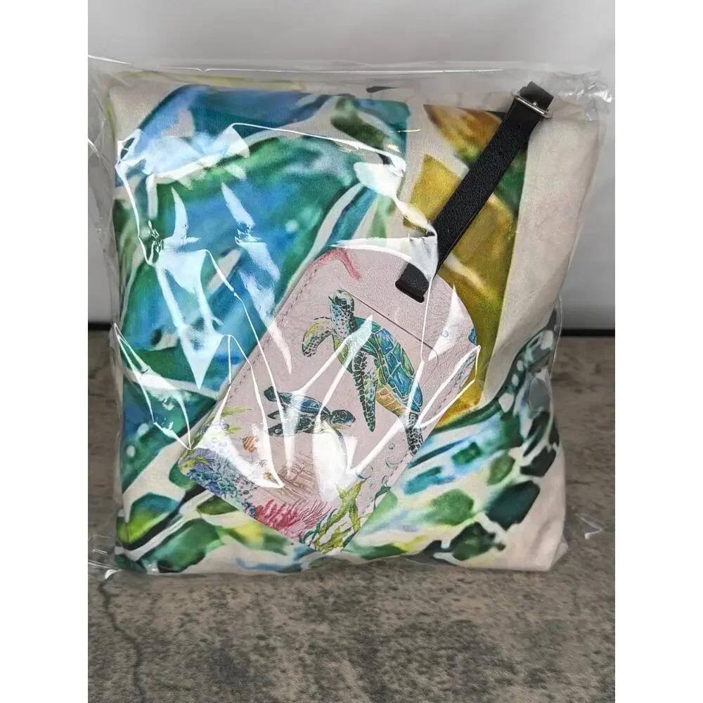 Ocean Turtle Suitcase Cover, Washable Travel Luggage Covers for Suitcase- XL